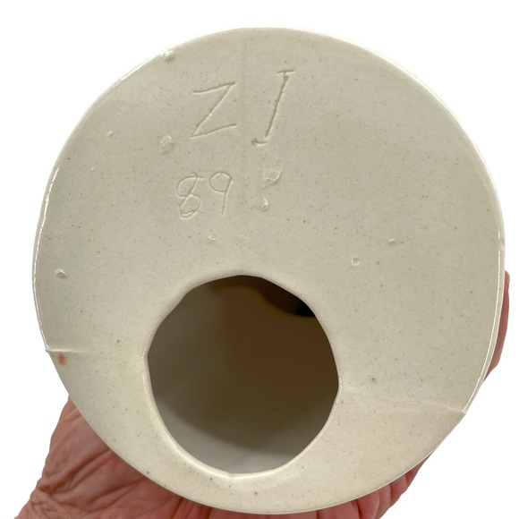 Kissing Angels Pair of Vintage Girl & Boy White Ceramic Angels Dated 1989 7.5"H - Picture 14 of 14